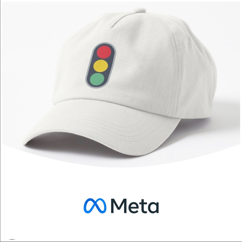 Meta Vertical Traffic Light Gift Design Cap
